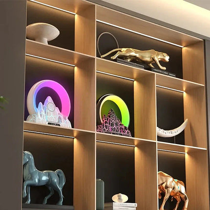 Nattlampe med vekkerklokke for barn