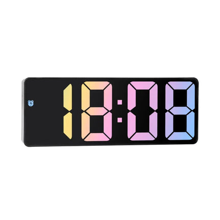 Digital vekkerklokke med fargerikt display