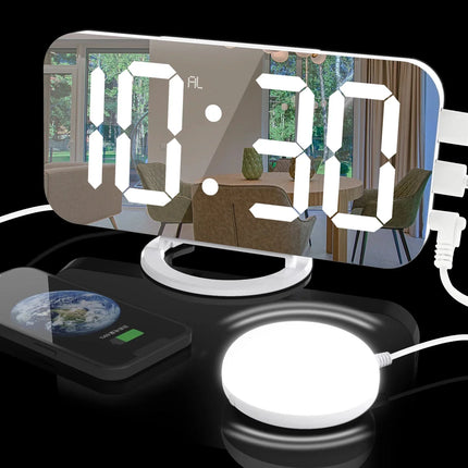 Digital vekkerklokke med vibrasjonsalarm