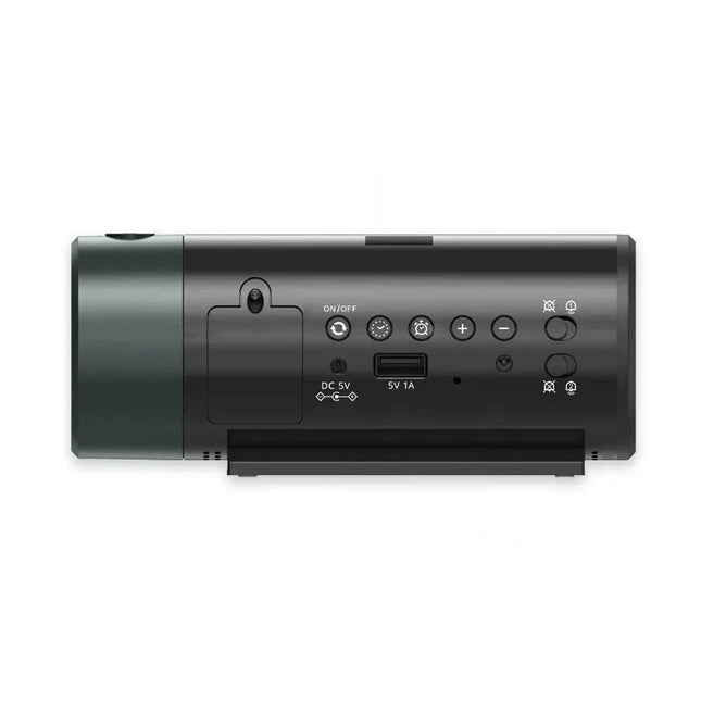 Digital vekkerklokke med projeksjon i taket