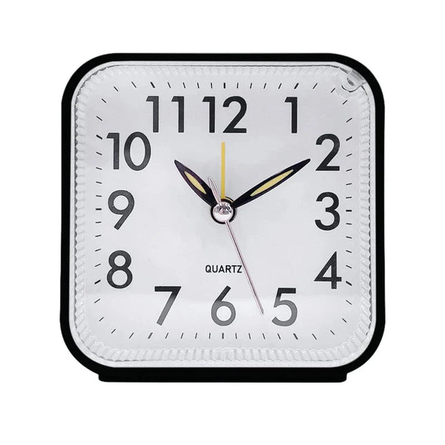 Klassisk batteridrevet analog vekkerklokke