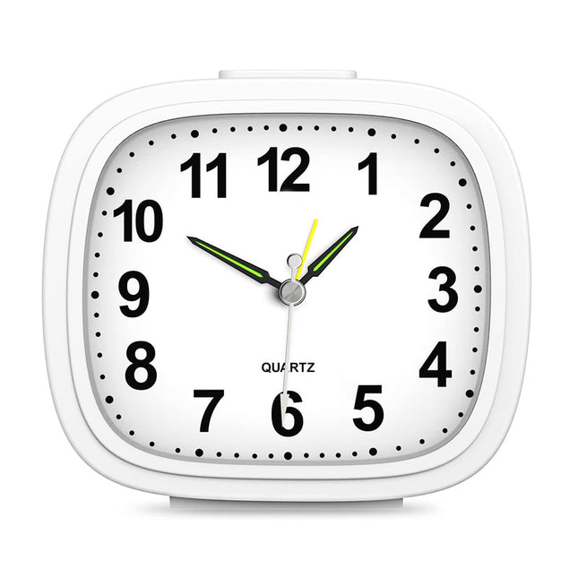 Enkel og stillegående analog vekkerklokke