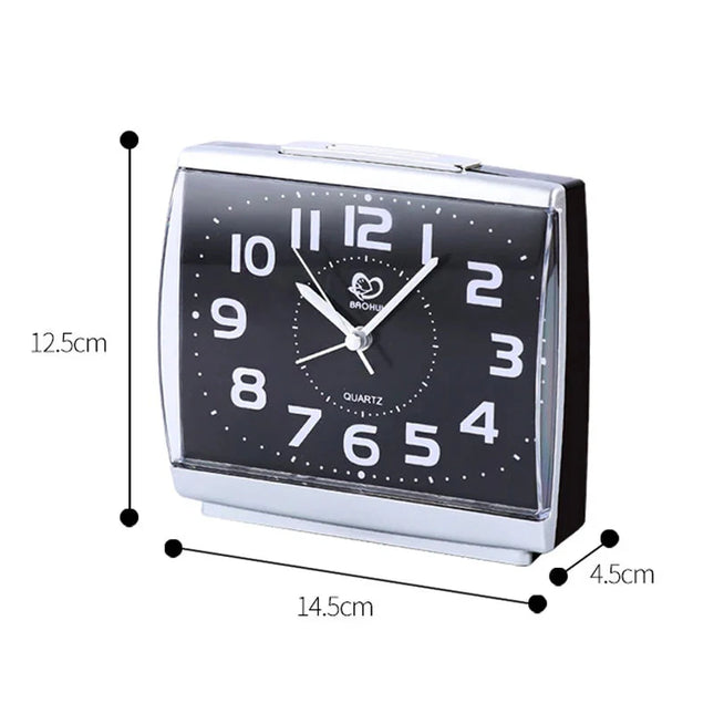 Lettlest analog vekkerklokke for eldre