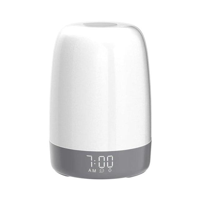 Nattbordslampe med soloppgang vekkerklokke
