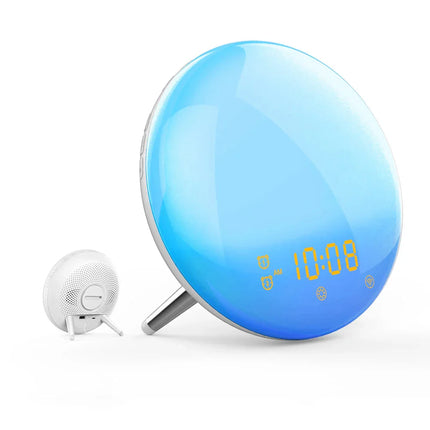 Soloppgang vekkerklokke med USB-lading