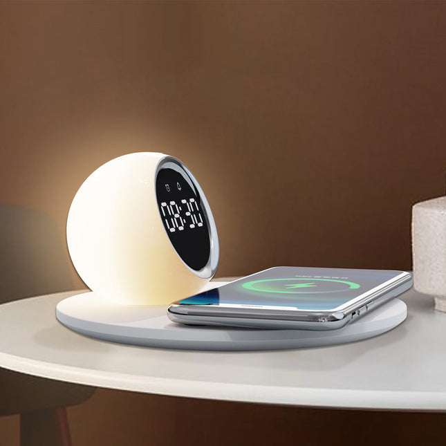 Wake-up light for tenåringer med lading