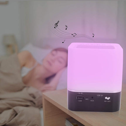 Vekkerklokke lampe med fargeskiftende lys