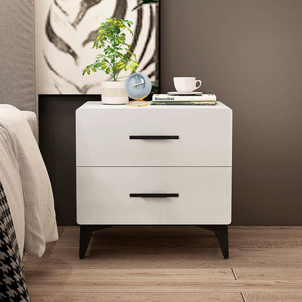 Blå retro bordklokke med gullstativ