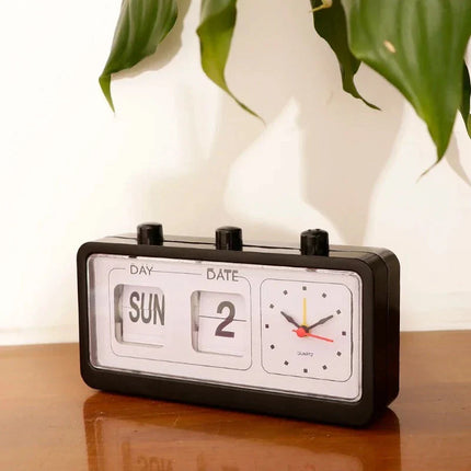 Retro flip-klokke med alarmfunksjon